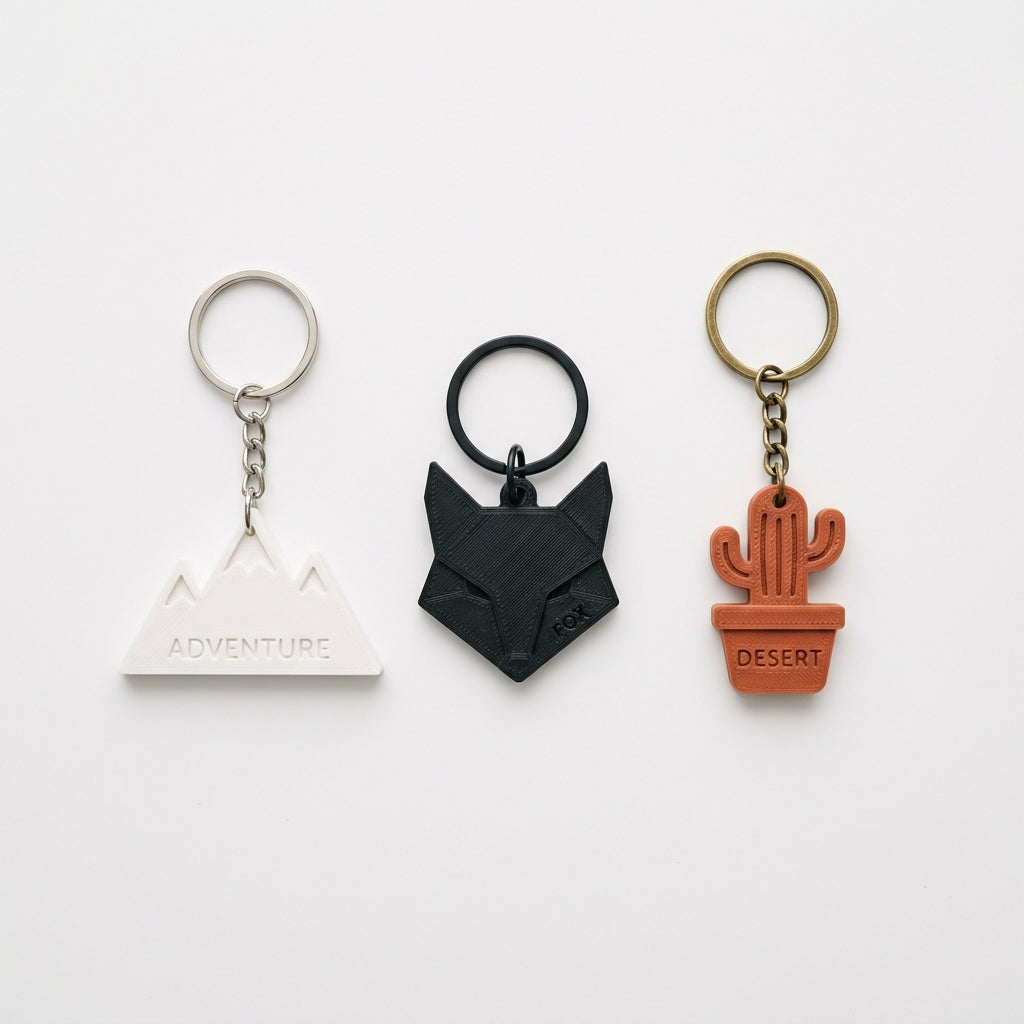 Custom Name Keychain - 3D Printed