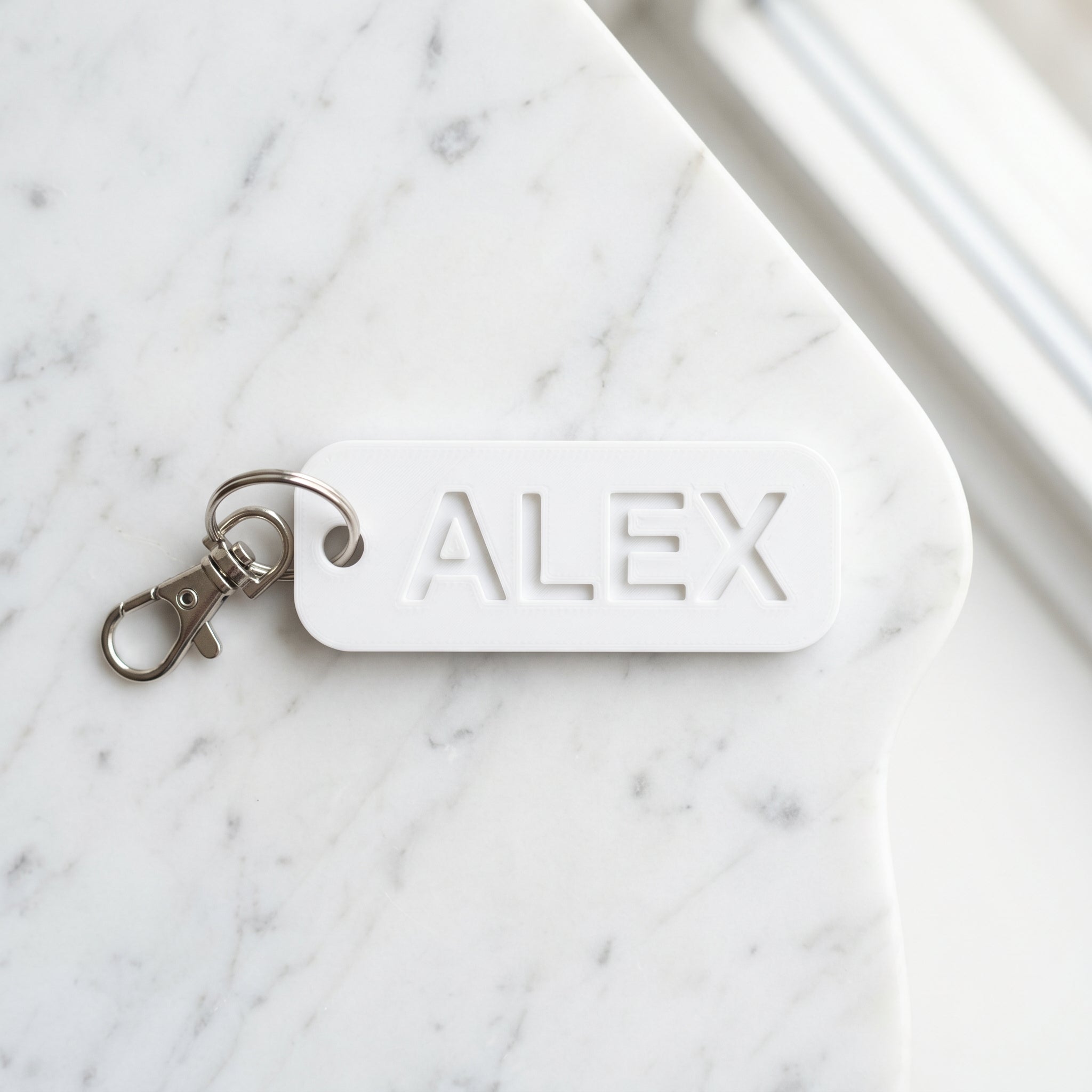 Custom Name Keychain - 3D Printed